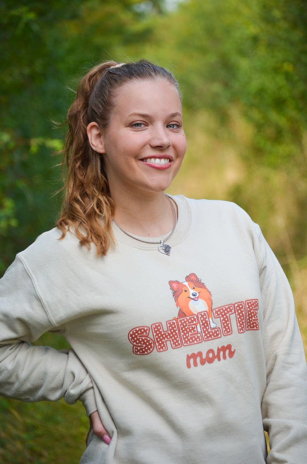 Unisex Sweatshirt Sheltie Mom Sable