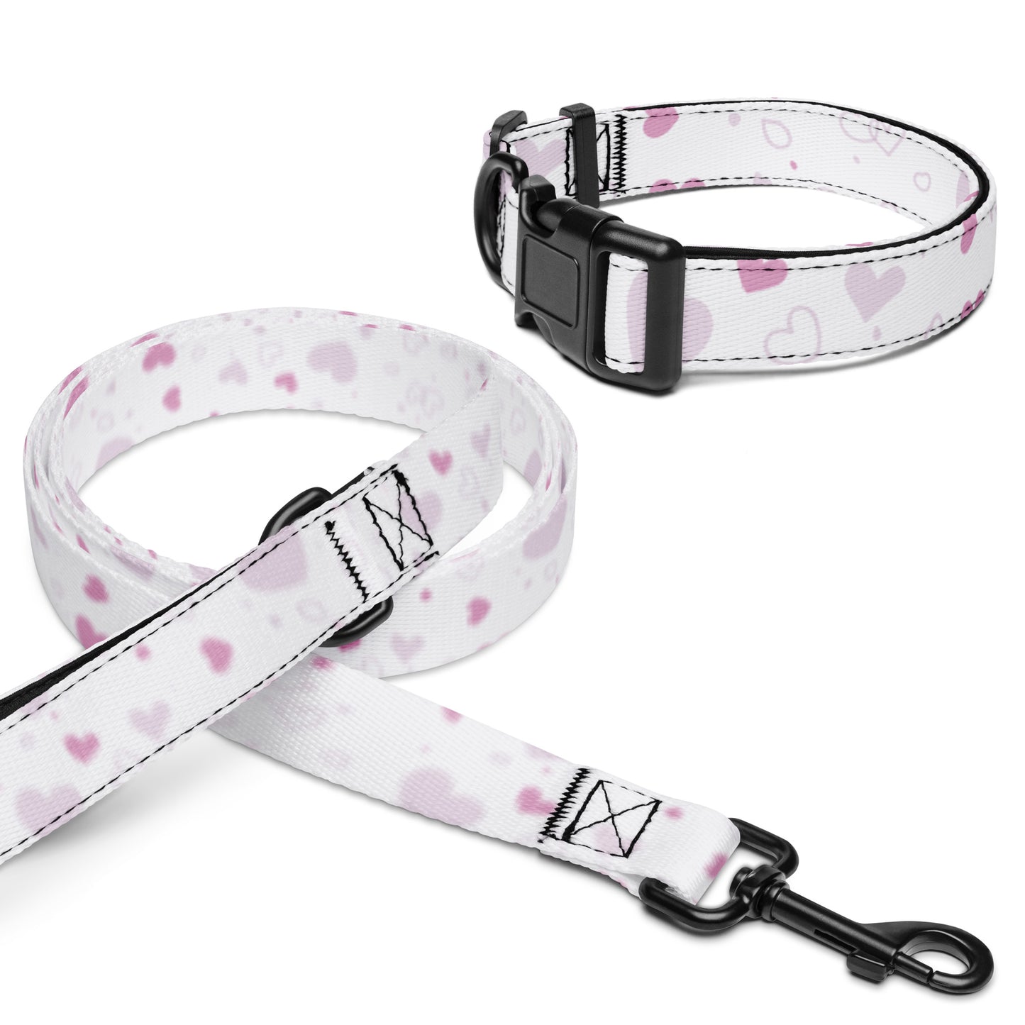 Pet collar & leash Pink - Sheltie Connect
