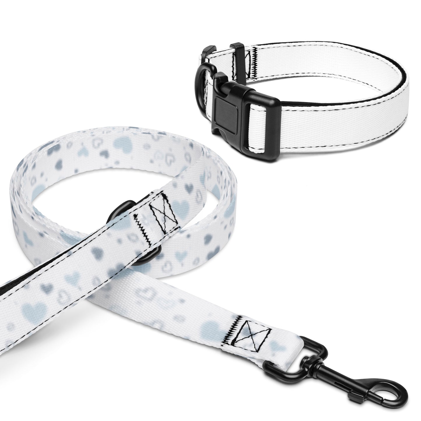 Pet collar & leash Blue - Sheltie Connect