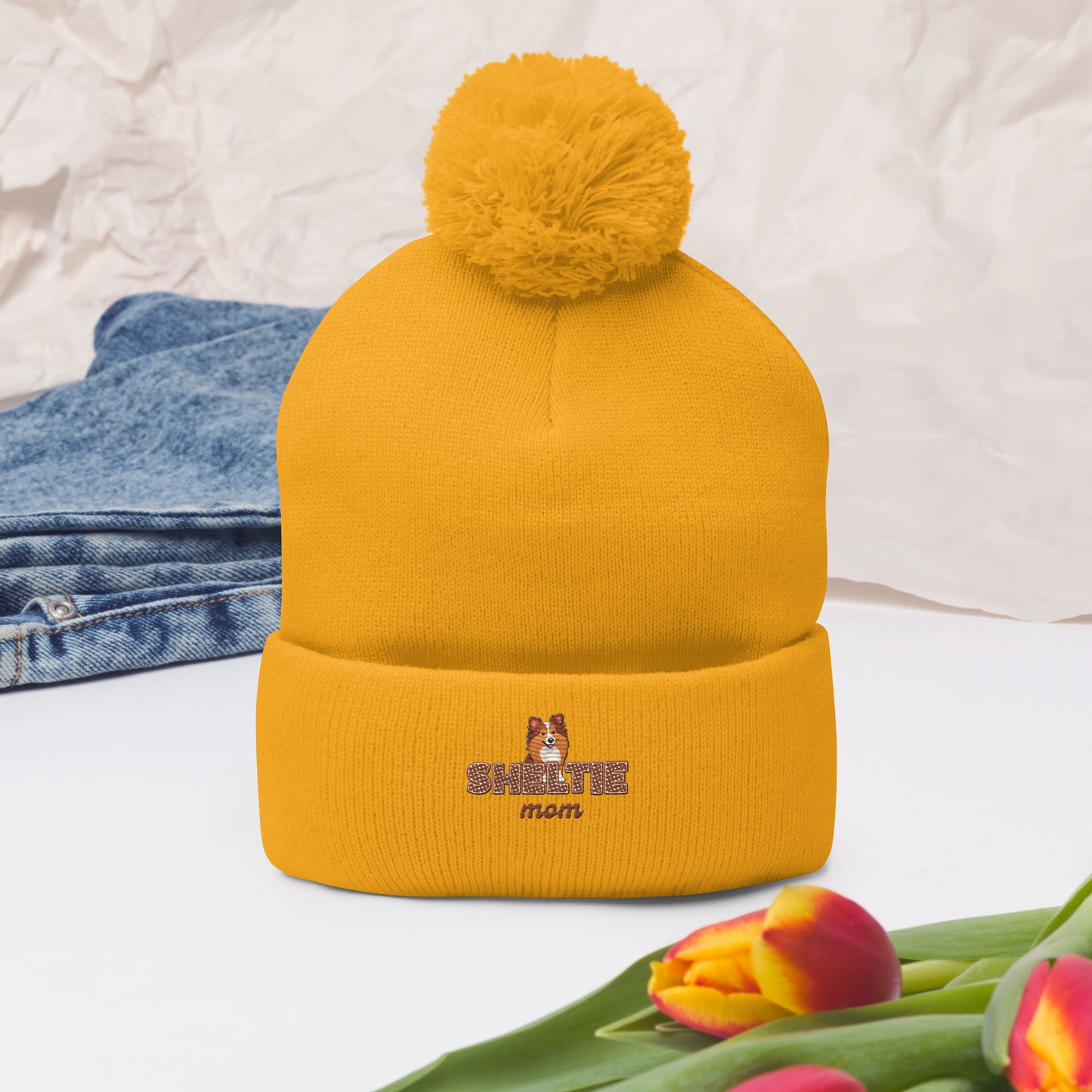Pom-Pom Beanie Sable