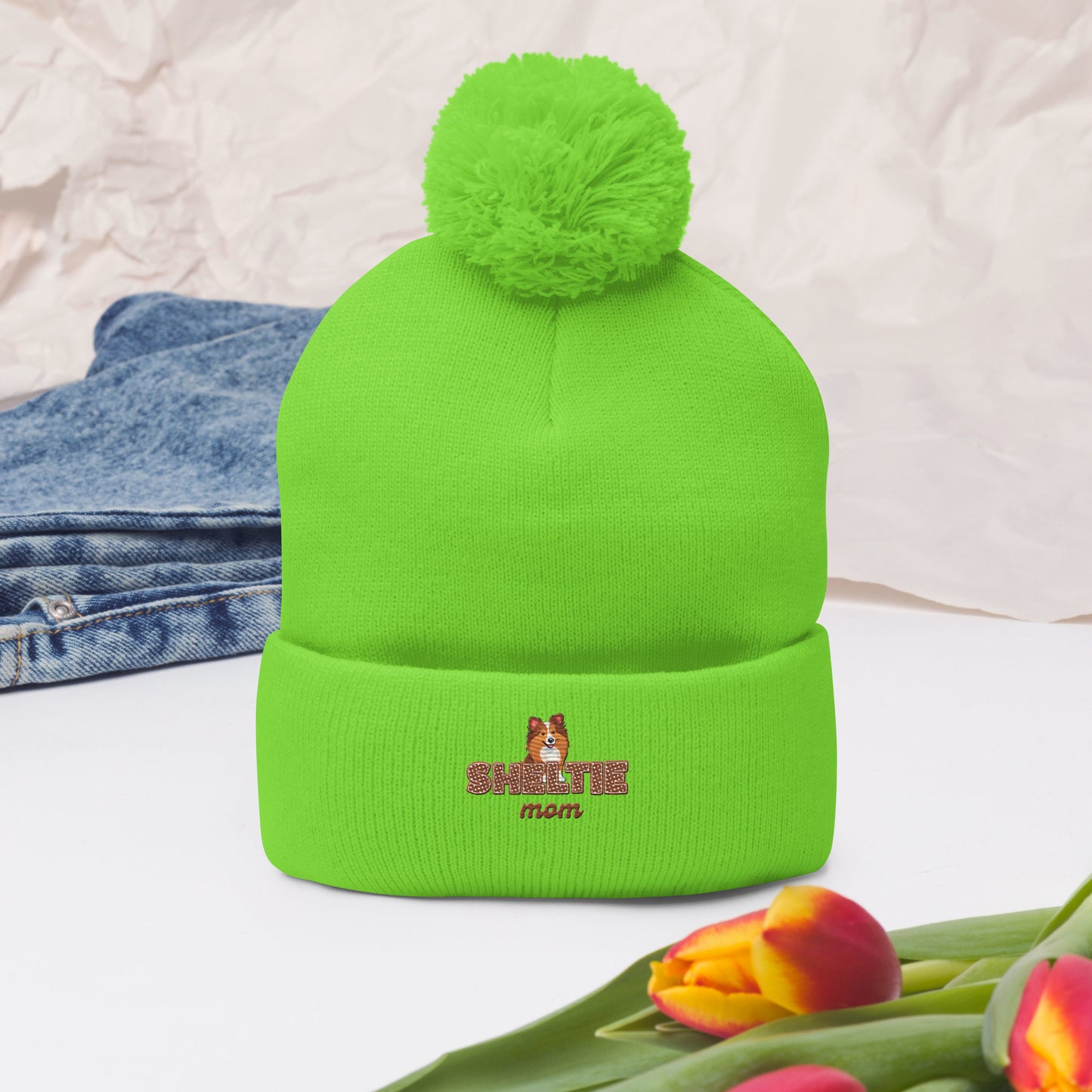 Pom-Pom Beanie Sable