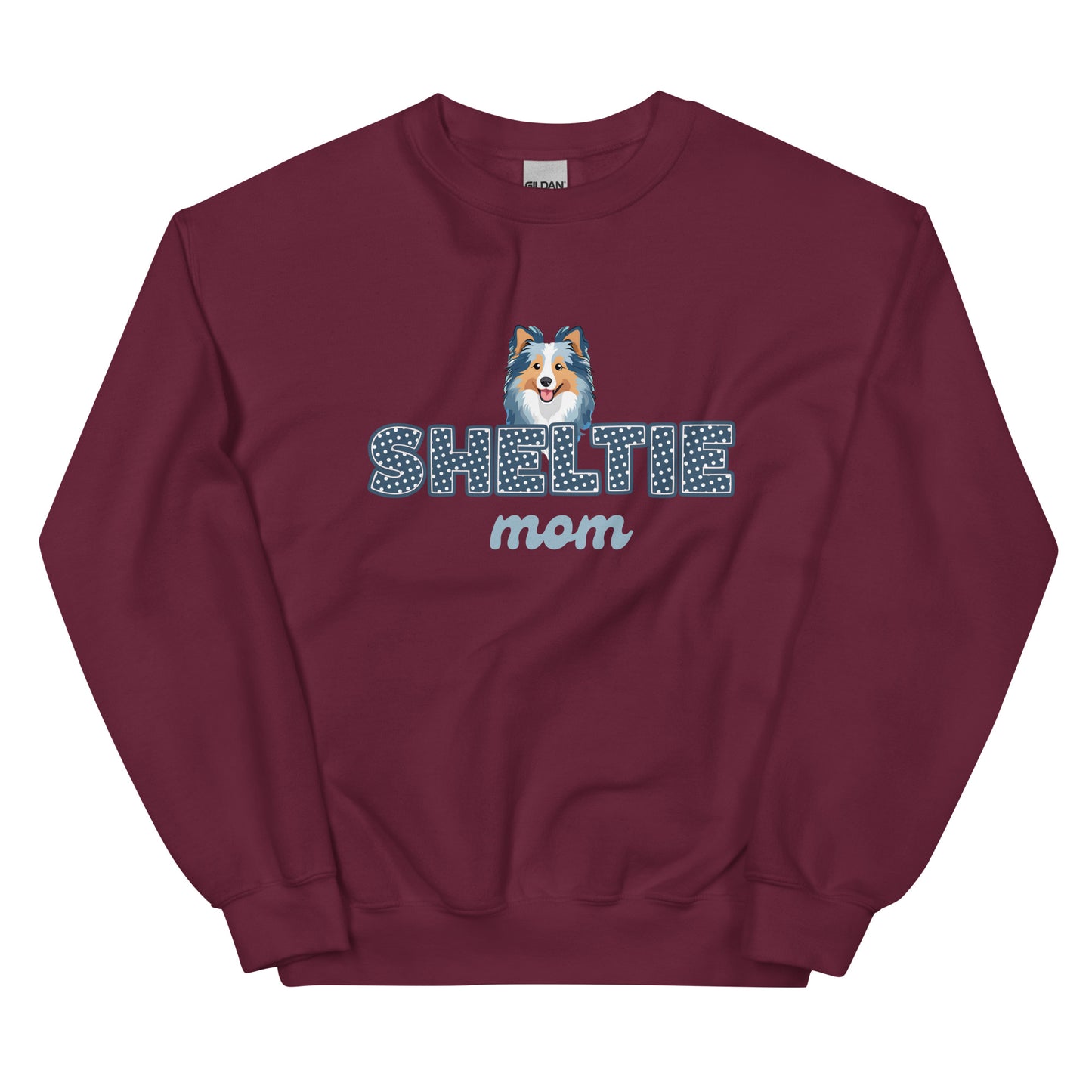 Unisex Sweatshirt Sheltie Mom Blue Merle