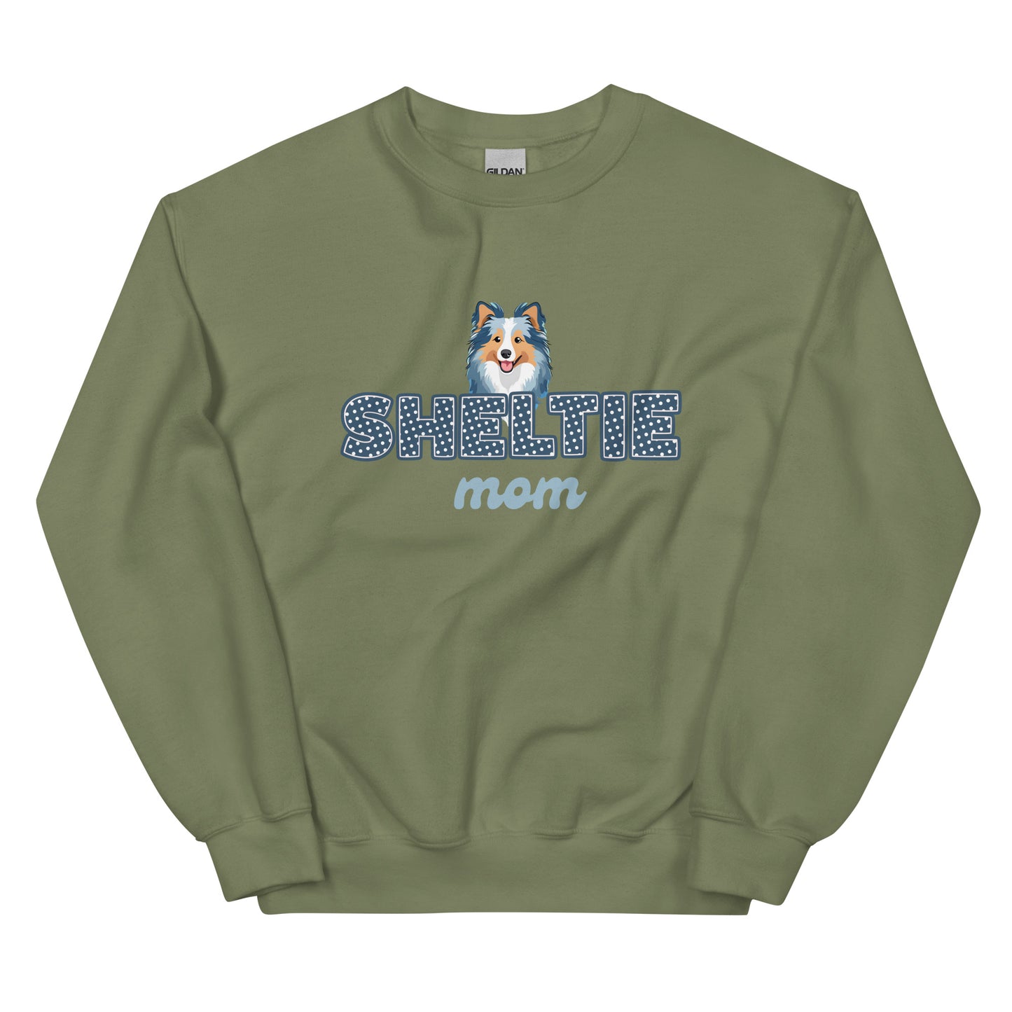 Unisex Sweatshirt Sheltie Mom Blue Merle
