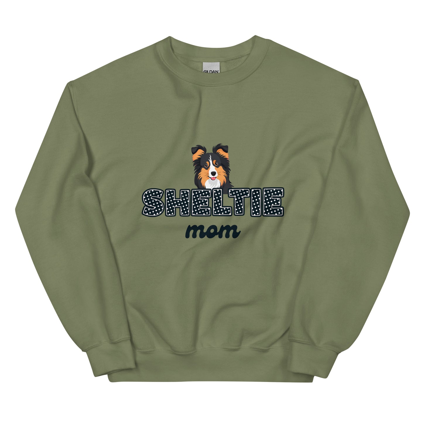 Unisex Sweatshirt Sheltie Mom Tricolor