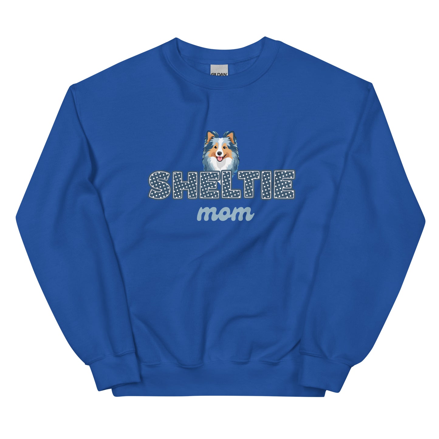 Unisex Sweatshirt Sheltie Mom Blue Merle