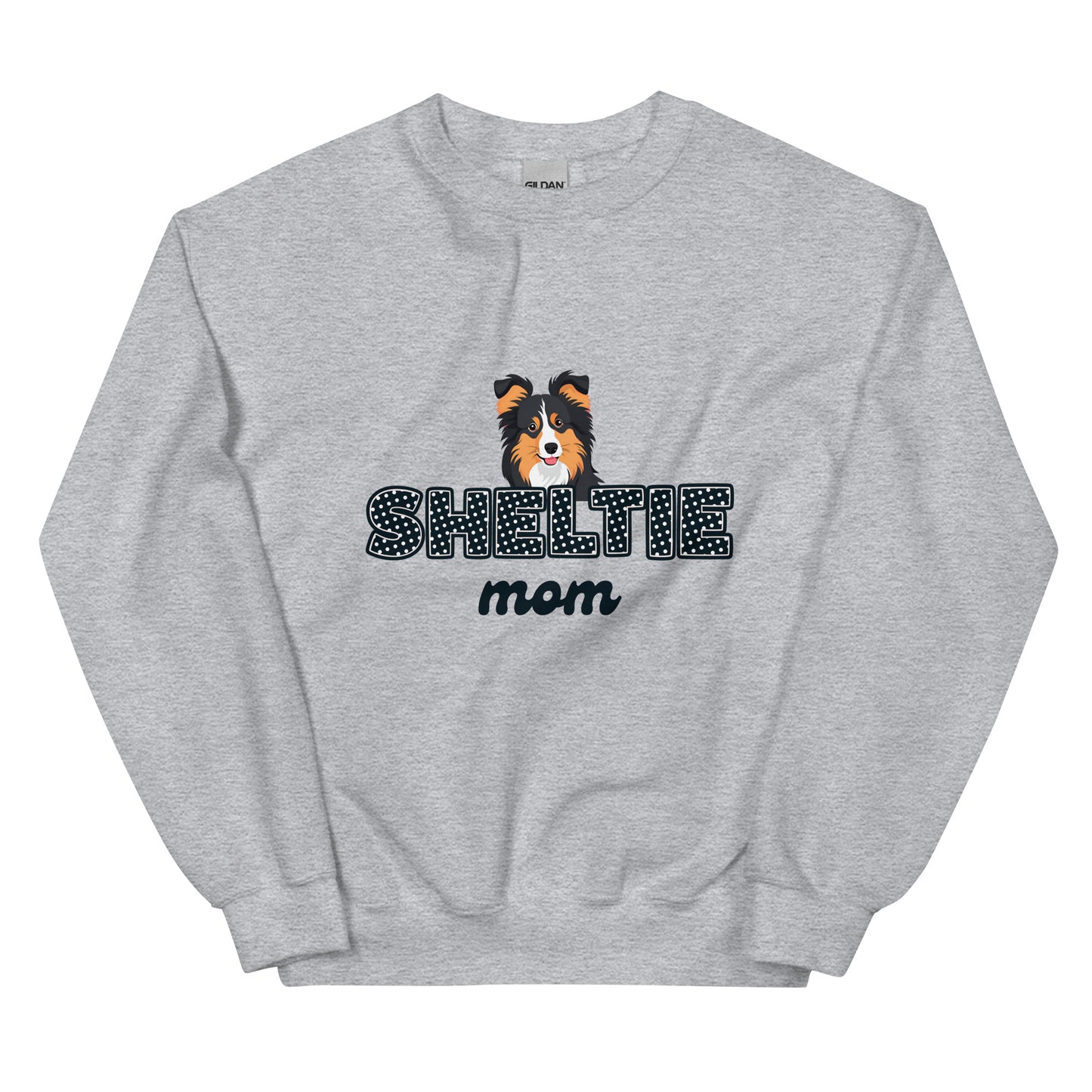 Unisex Sweatshirt Sheltie Mom Tricolor