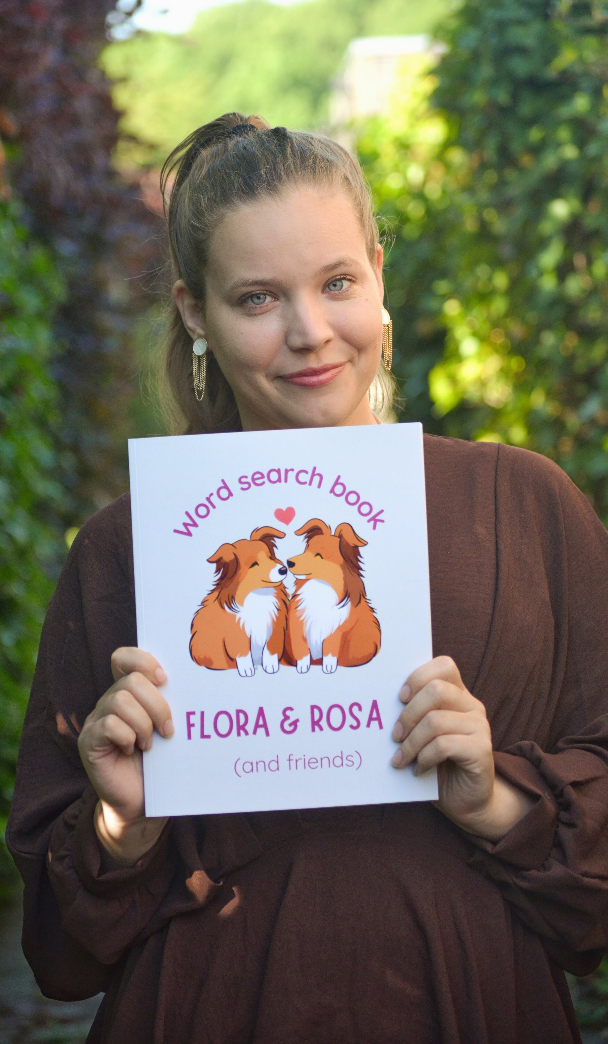 Flora & Rosa (and friends) Word Search Book - Sheltie Connect