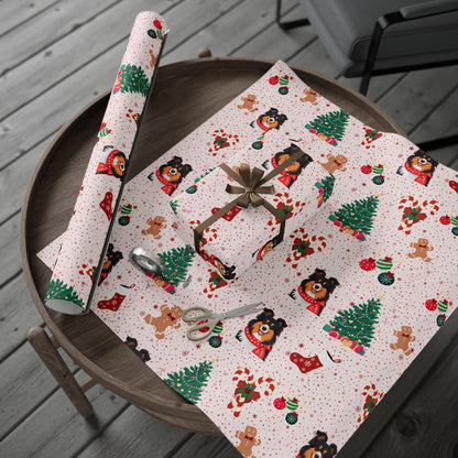 Tricolor Christmas Wrapping Papers