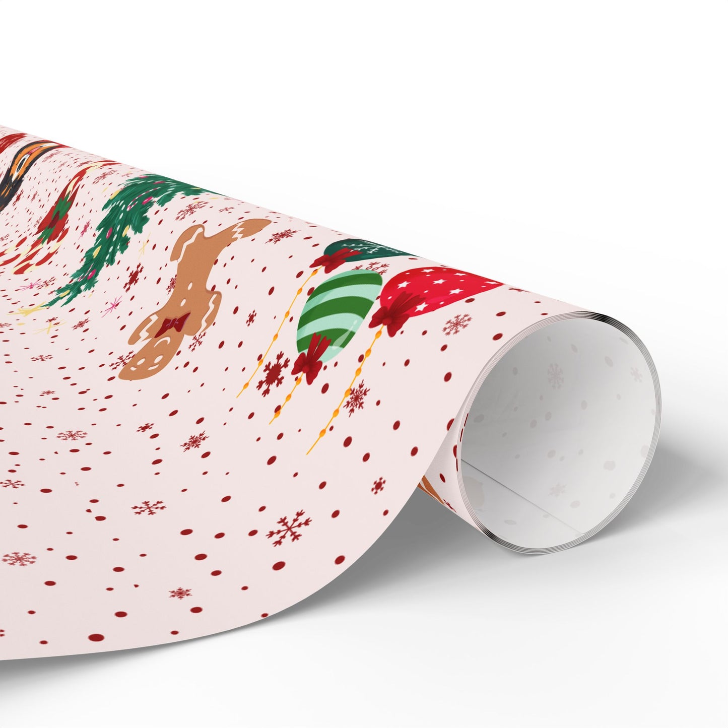 Tricolor Christmas Wrapping Papers