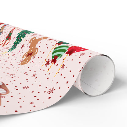 Blue Merle Christmas Wrapping Papers