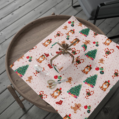 Sable Christmas Wrapping Paper