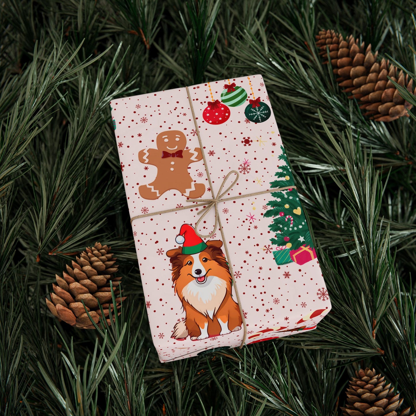 Sable Christmas Wrapping Paper