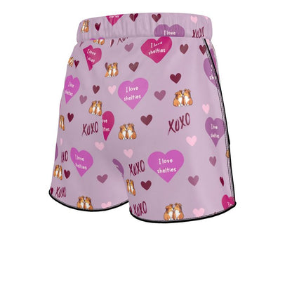 Womans luxury pyjama shorts Flora & Rosa - Sheltie Connect