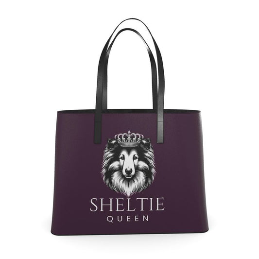 Kika tote Sheltie Queen purple - Sheltie Connect