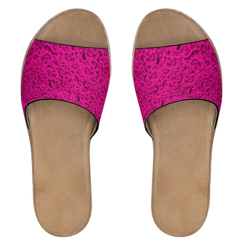 Woman Leather slippers Rosa - Sheltie Connect