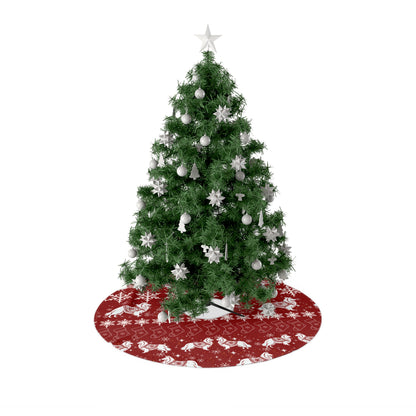 Christmas Tree Skirts - Sheltie Holiday Design