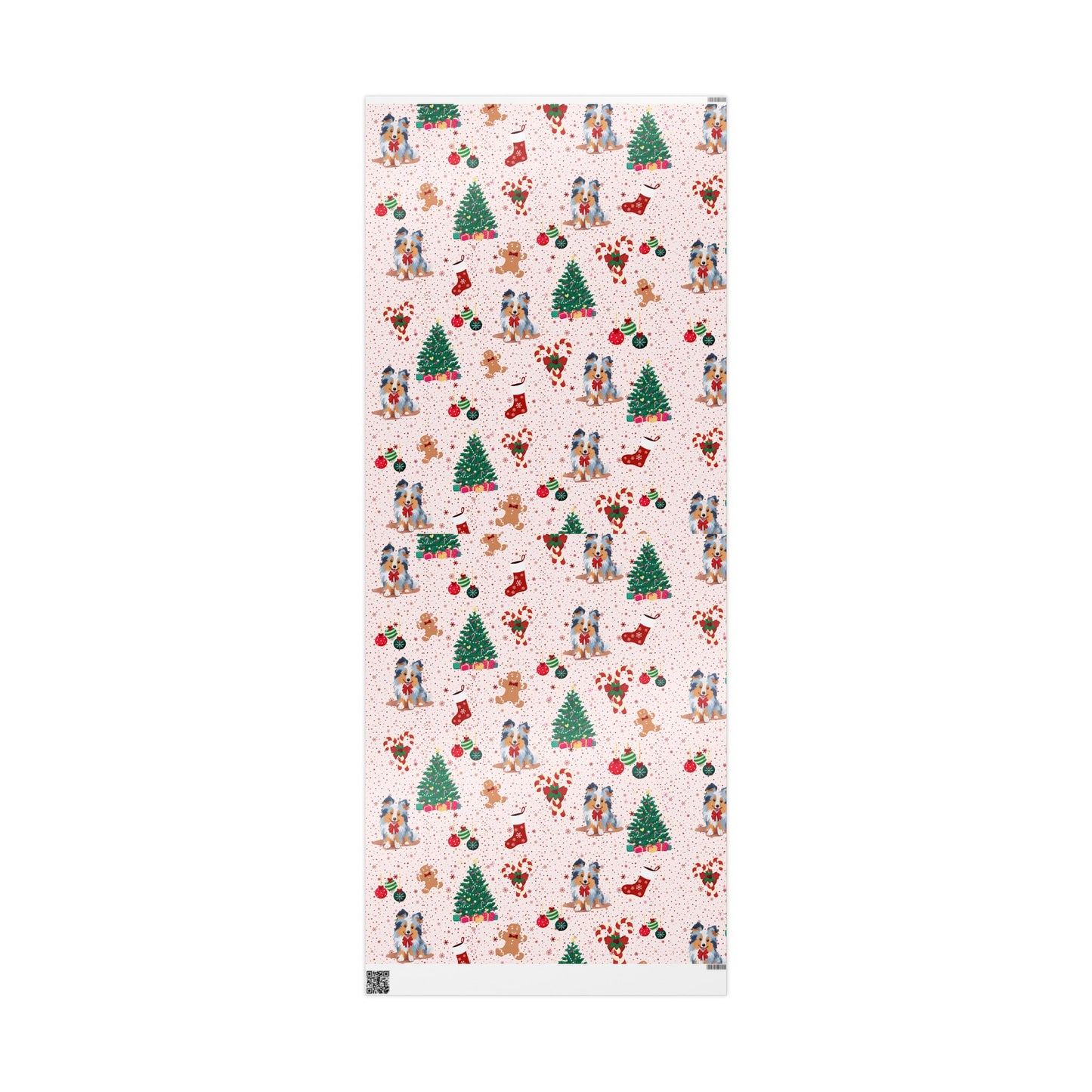 Blue Merle Christmas Wrapping Papers