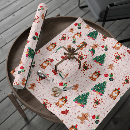 Sable Christmas Wrapping Paper