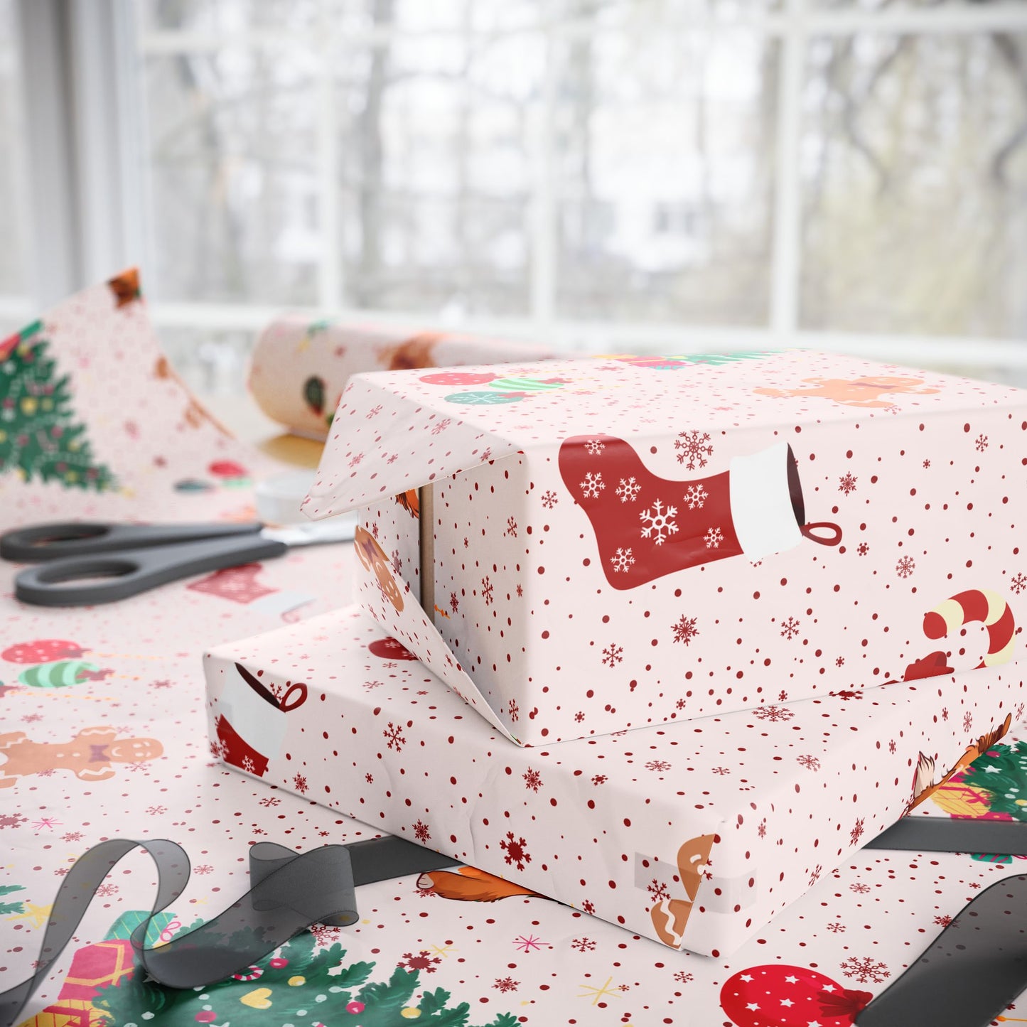 Sable Christmas Wrapping Paper