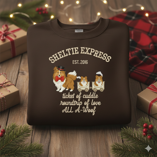 Unisex Sweatshirt Sheltie Express Sable