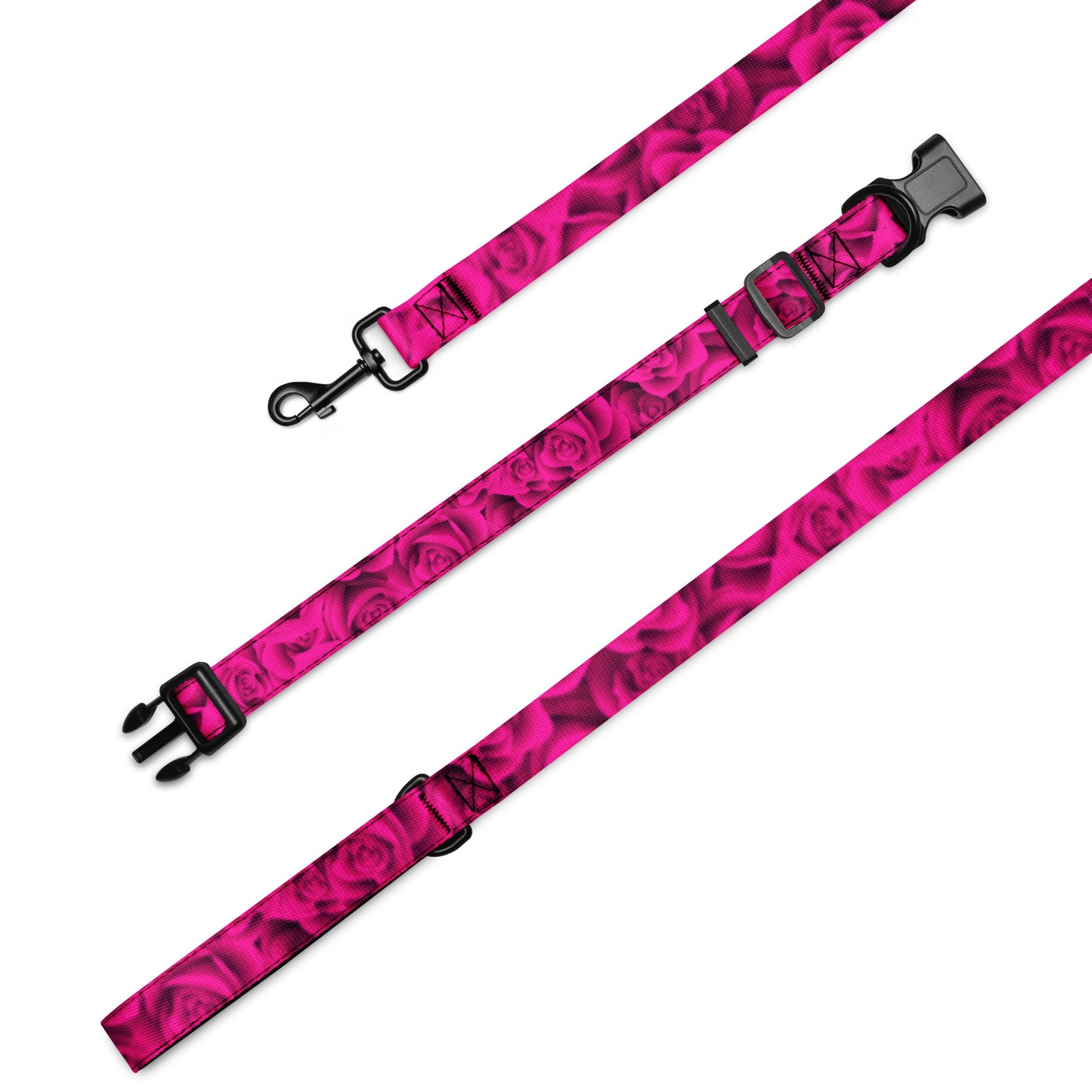 Sheltie collar & leash Rosa - Sheltie Connect