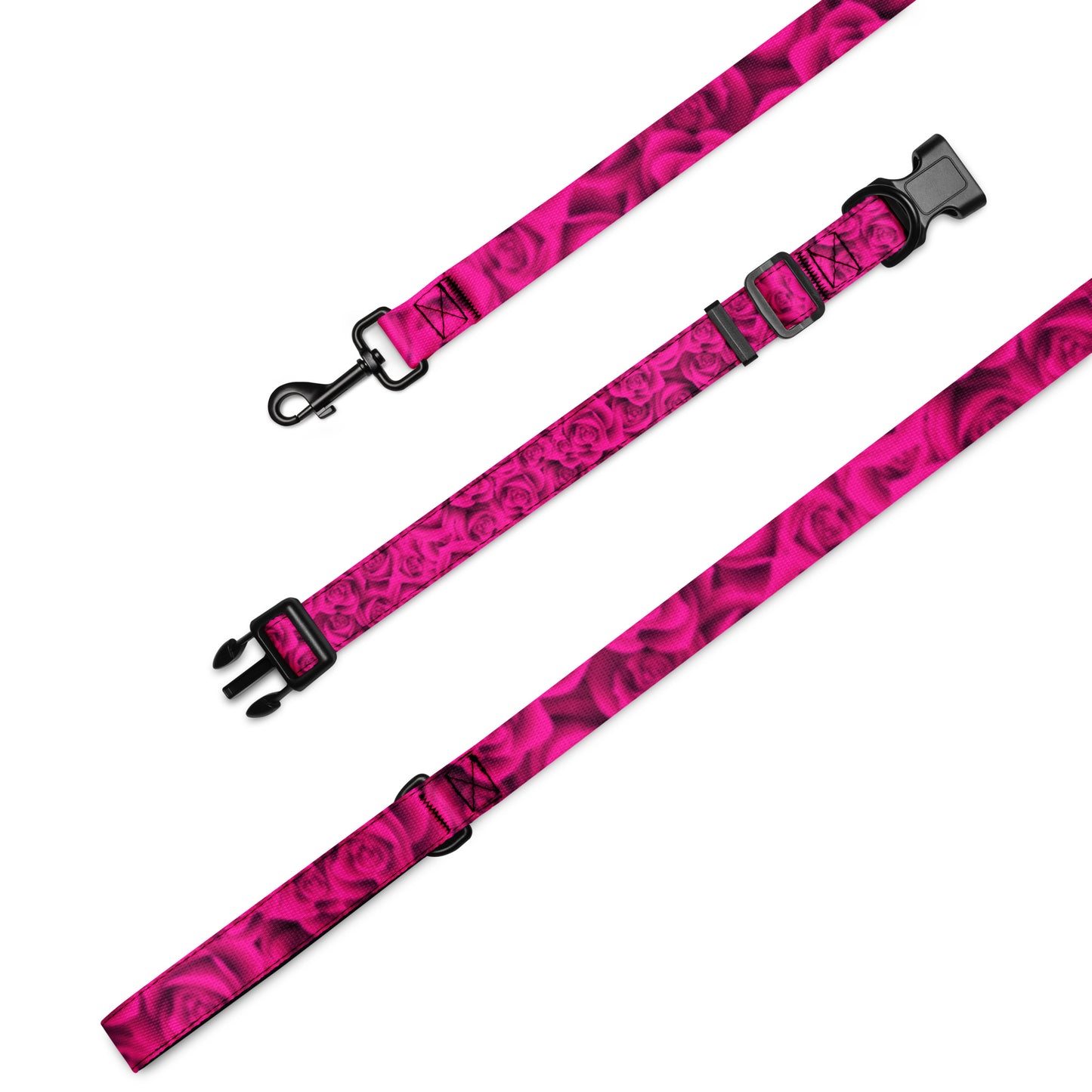 Sheltie collar & leash Rosa - Sheltie Connect