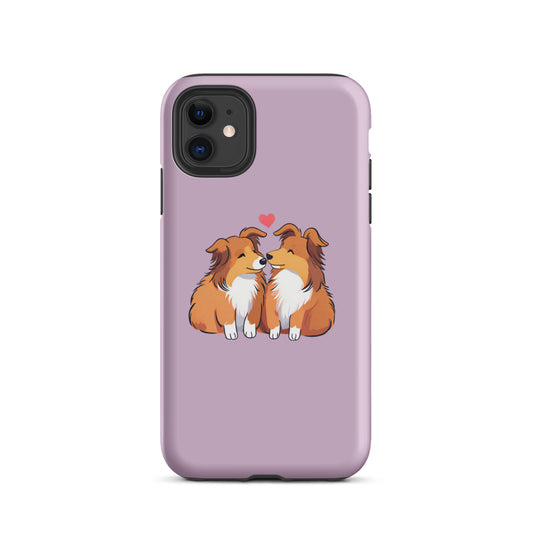 Tough Case for iPhone® Flora & Rosa - Sheltie Connect