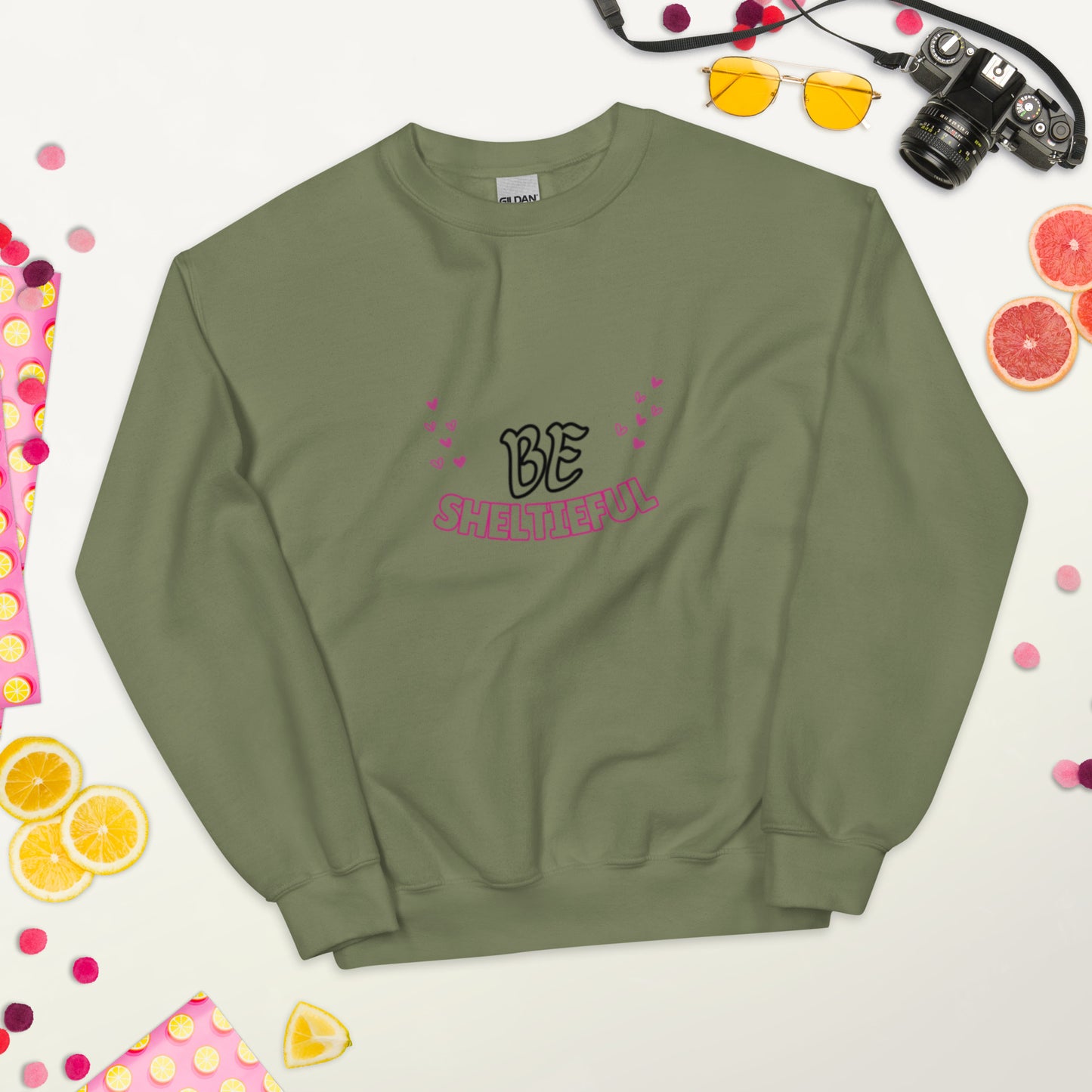 Unisex Sweatshirt Be Sheltieful