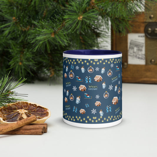 Christmas Mug Blue