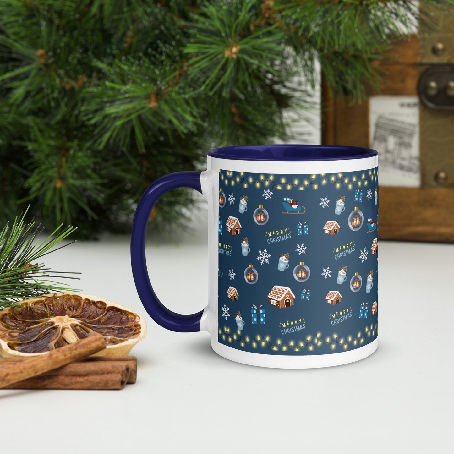 Christmas Mug Blue