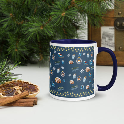 Christmas Mug Blue