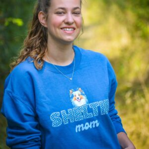 Sheltie Mom Blue Merle Sweatshirt
