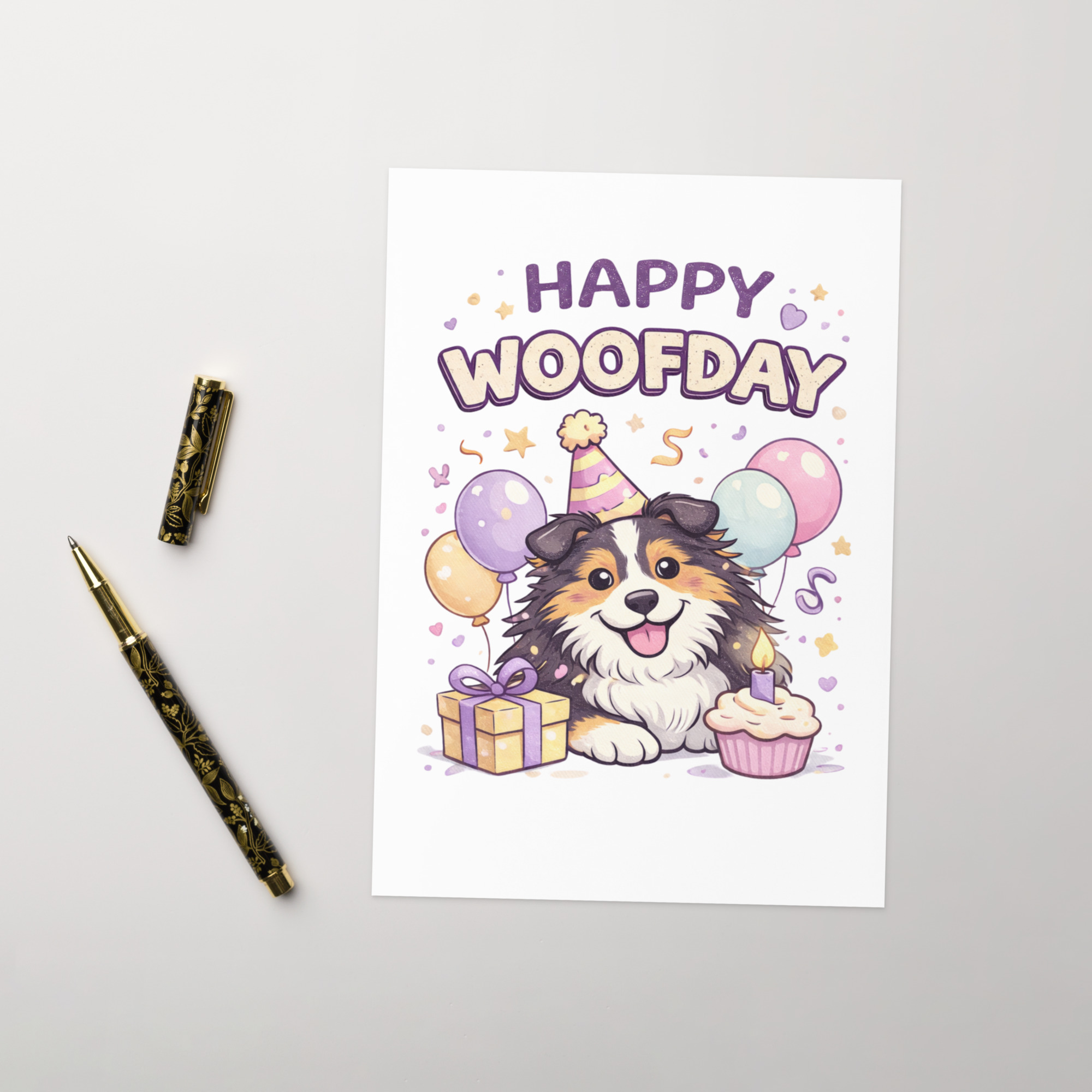 Greeting card Happy Woofday