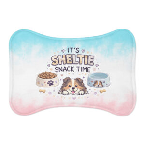 Pet mat It's Sheltie Snack Time