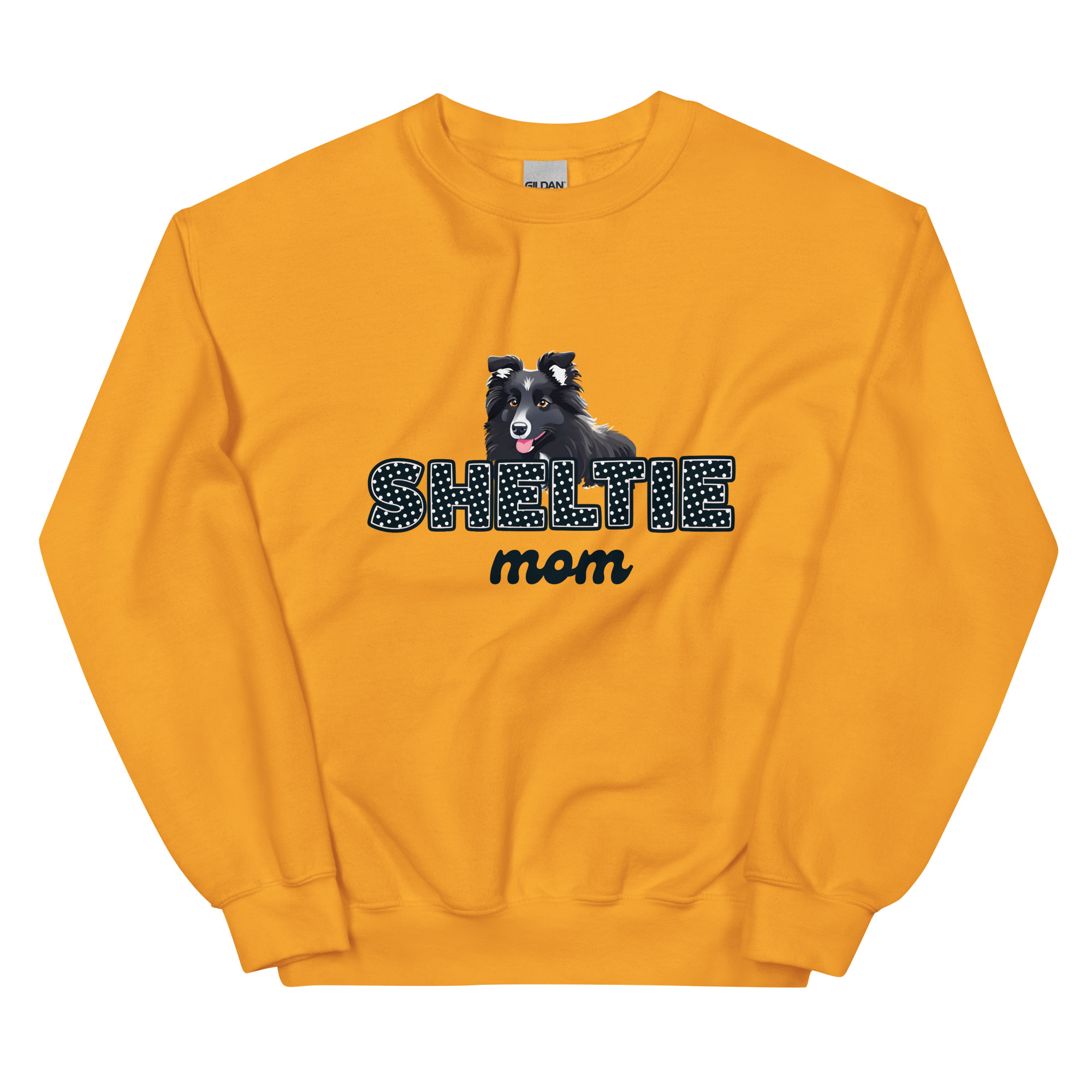 Sheltie Mom Bi Black Sweatshirt - Image 9