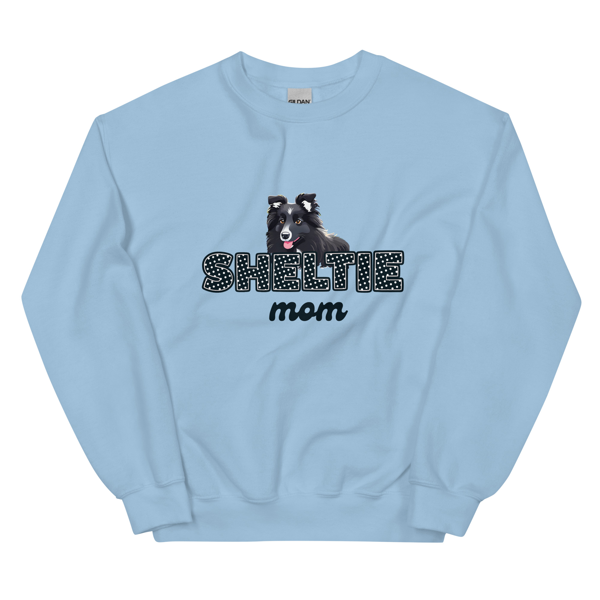 Sheltie Mom Bi Black Sweatshirt - Image 11