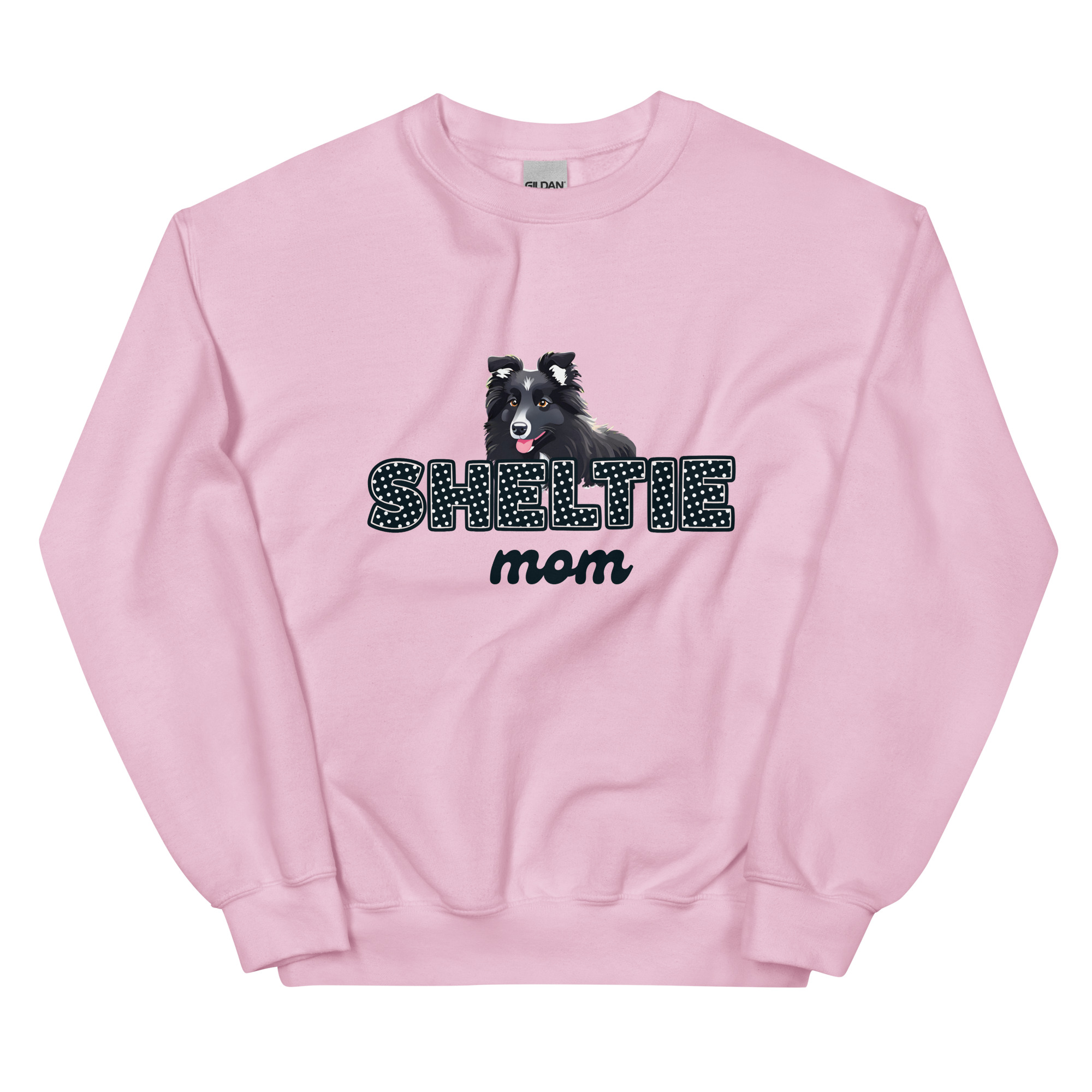 Sheltie Mom Bi Black Sweatshirt - Image 17