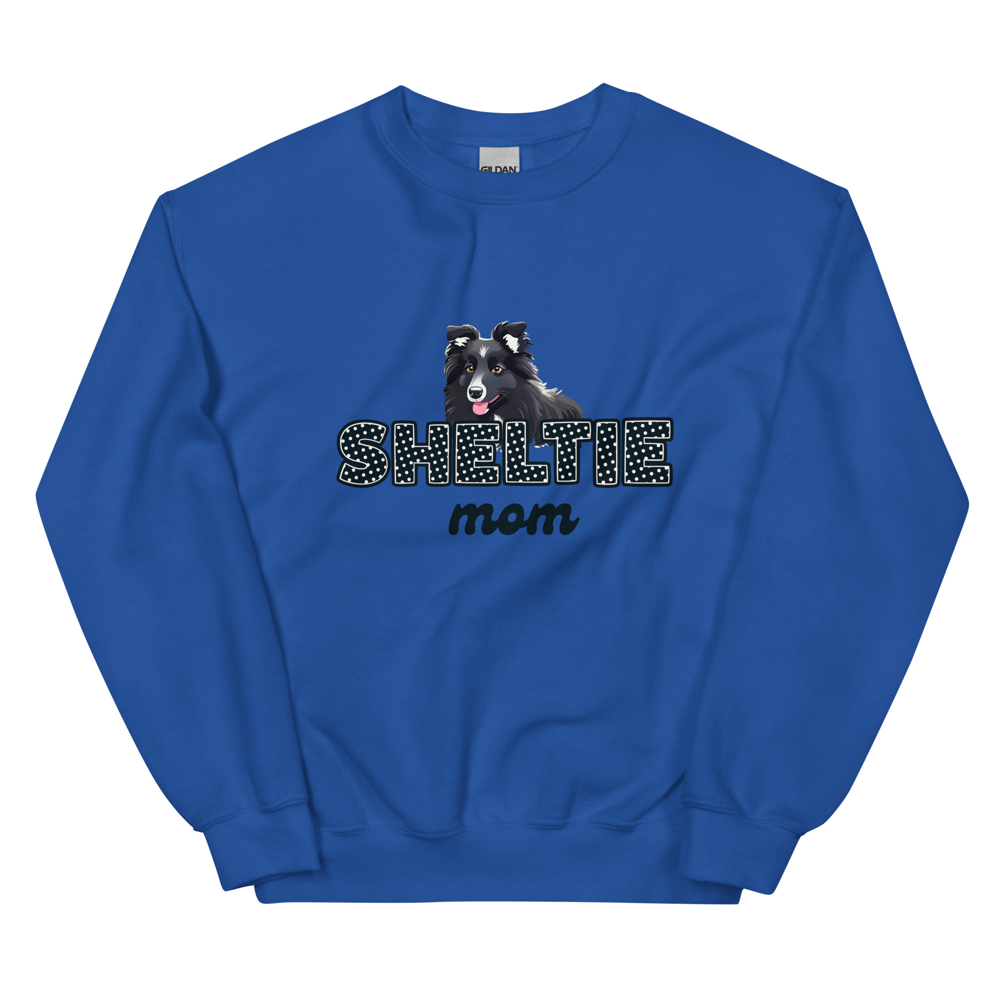 Sheltie Mom Bi Black Sweatshirt