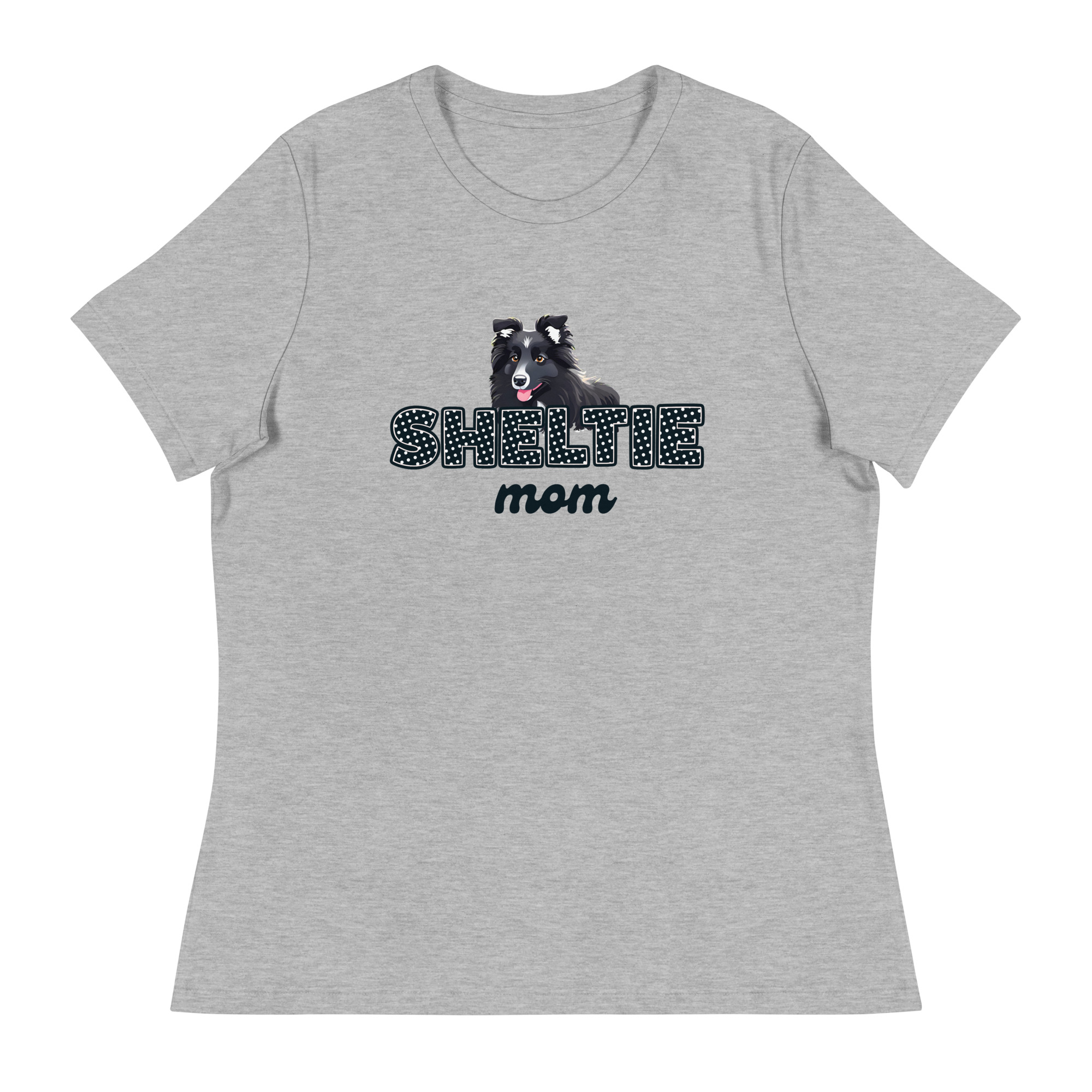 T-Shirt Sheltie Mom Bi Black - Image 9