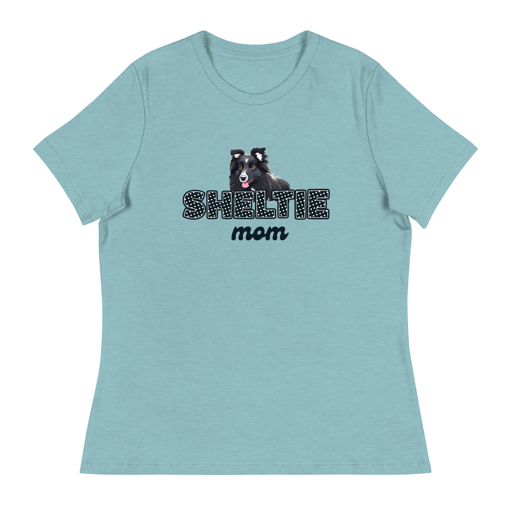T-Shirt Sheltie Mom Bi Black - Image 7