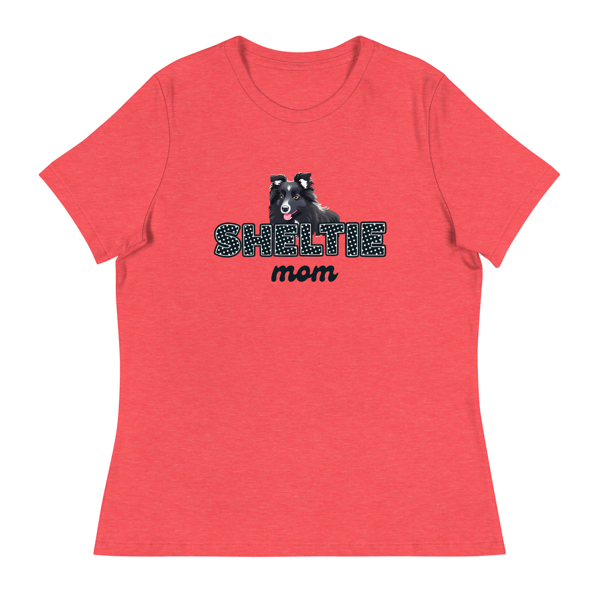 T-Shirt Sheltie Mom Bi Black