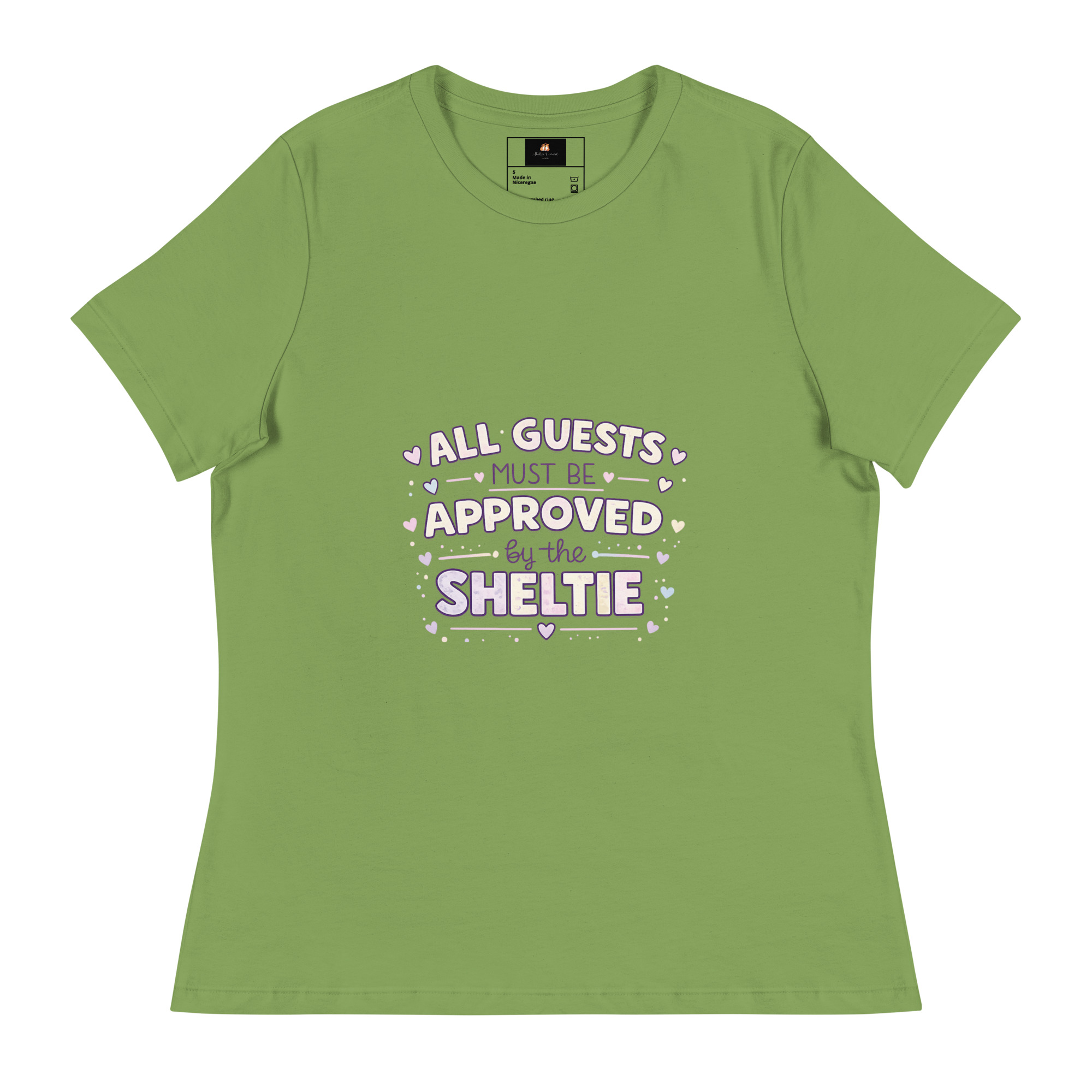 T-Shirt All guests must be approved by the sheltie - Image 4