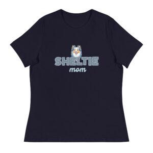T-Shirt Sheltie Mom Blue Merle