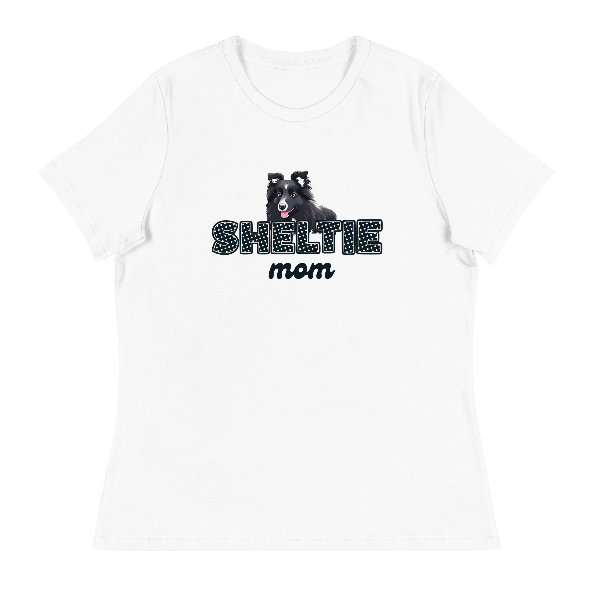T-Shirt Sheltie Mom Bi Black - Image 15